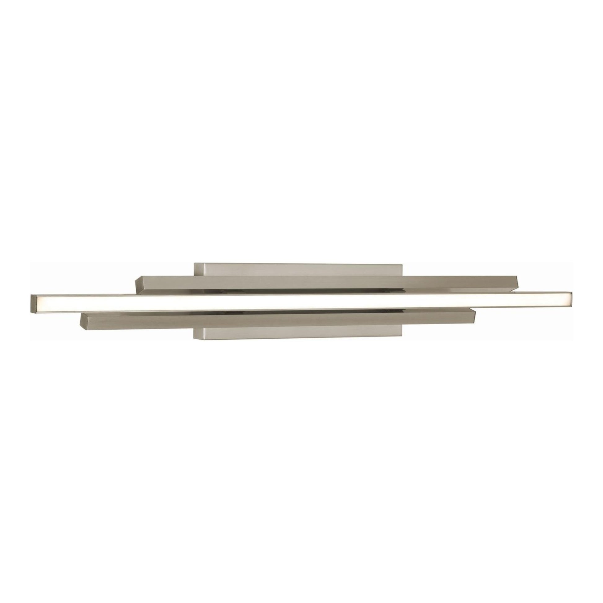 Indra 36" LED Vanity, Satin Brass Finish - Bees Lighting
