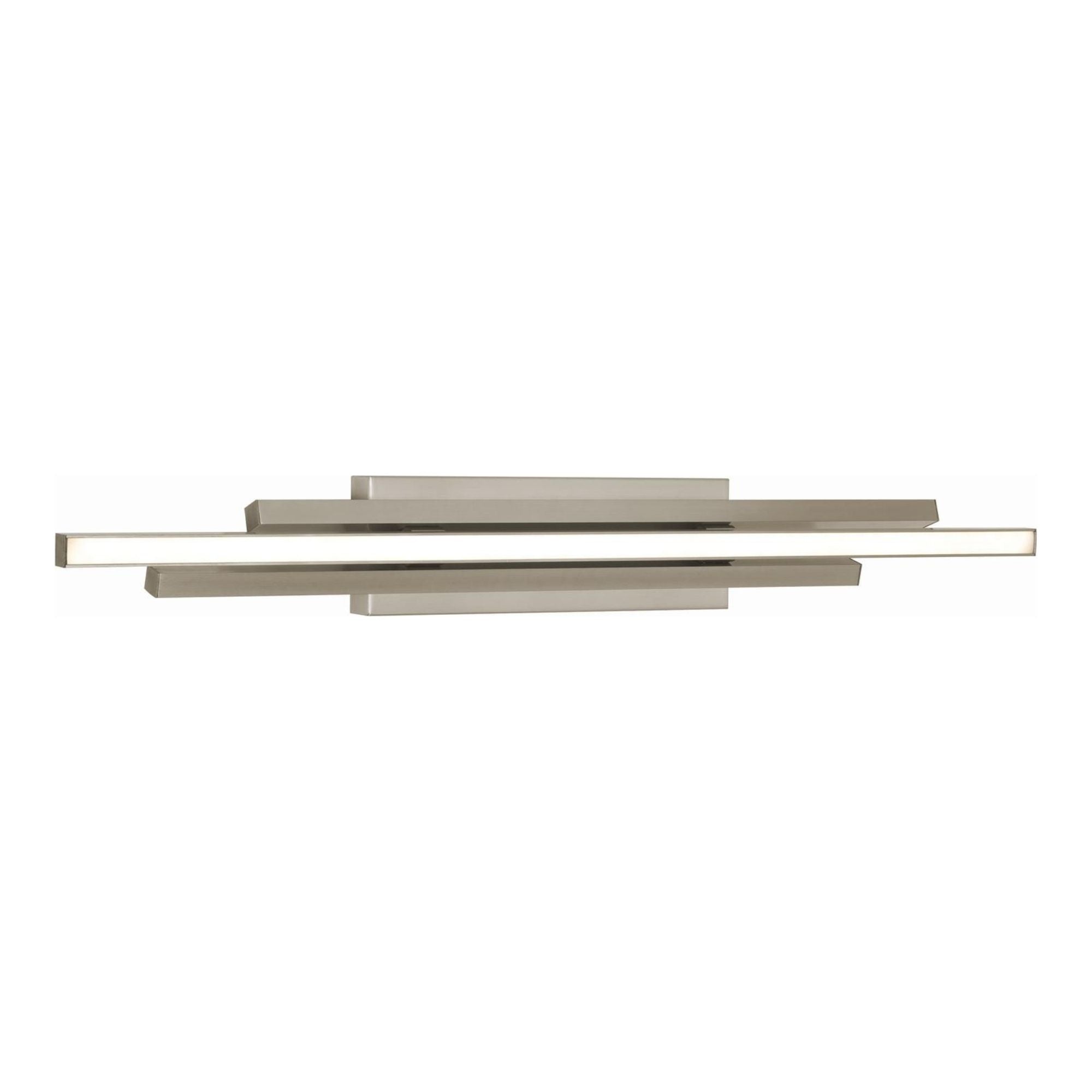 Indra 36" LED Vanity, Satin Brass Finish - Bees Lighting
