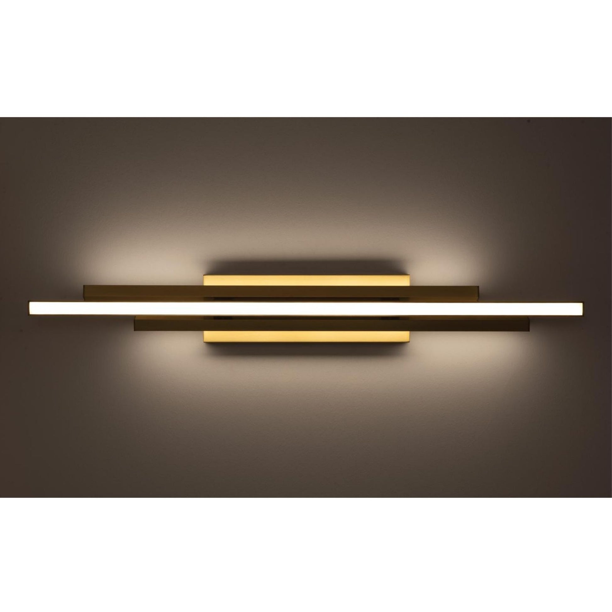 Indra 36 In. LED Bath Bar Satin Nickel Finish - Bees Lighting