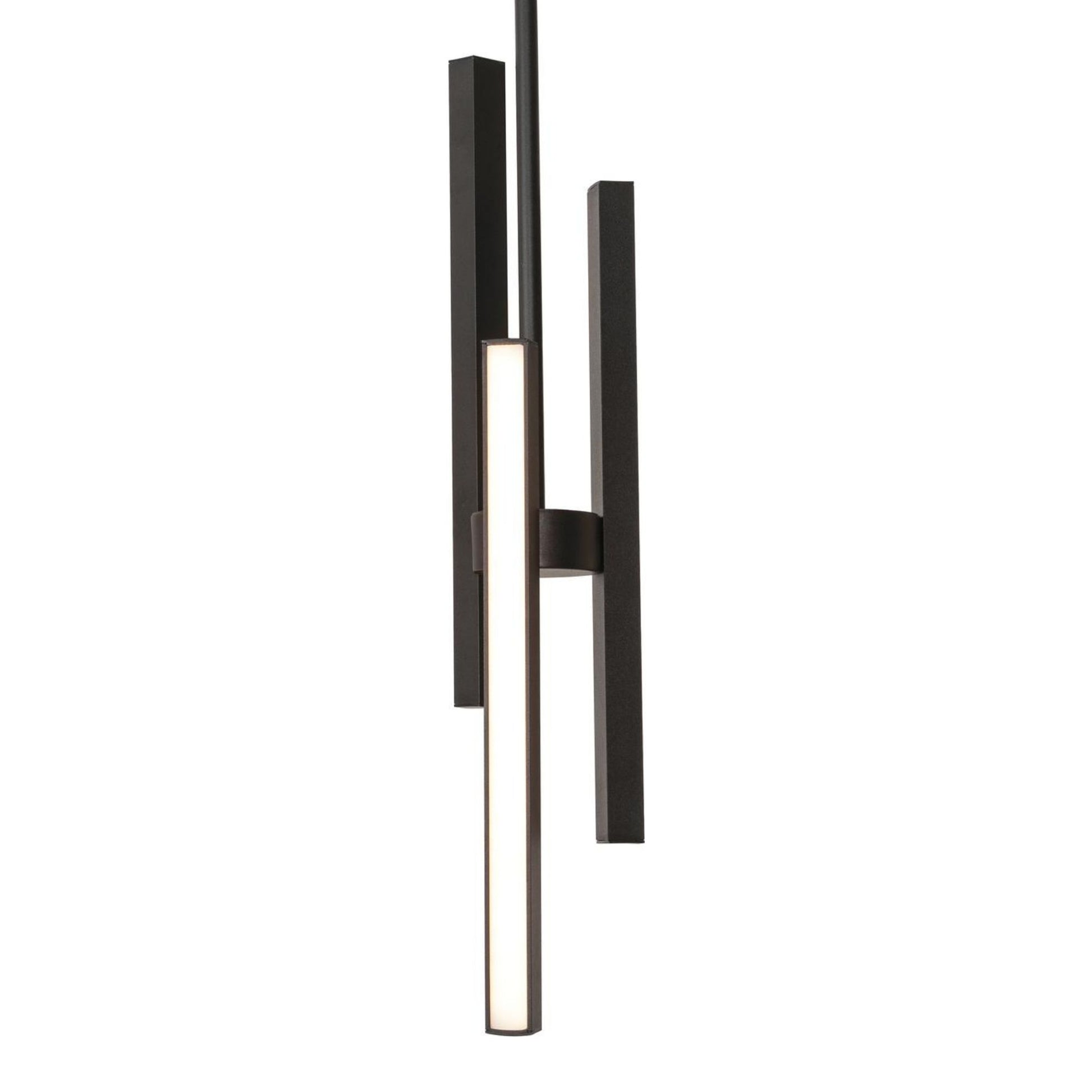 Indra 4" LED Mini Pendant, Black Finish - Bees Lighting
