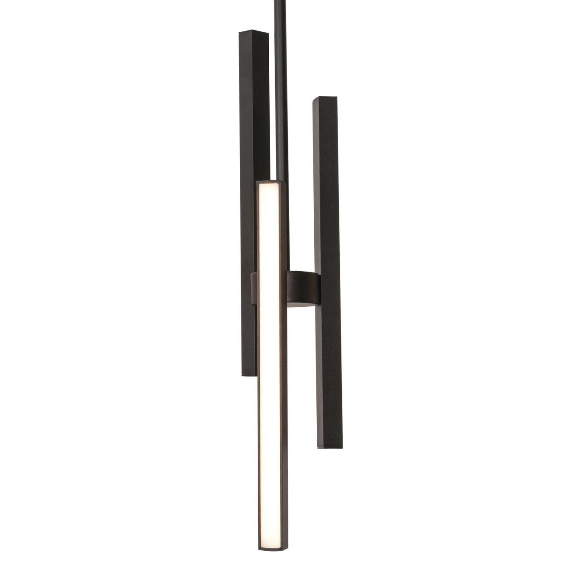 Indra 4" LED Mini Pendant, Black Finish - Bees Lighting