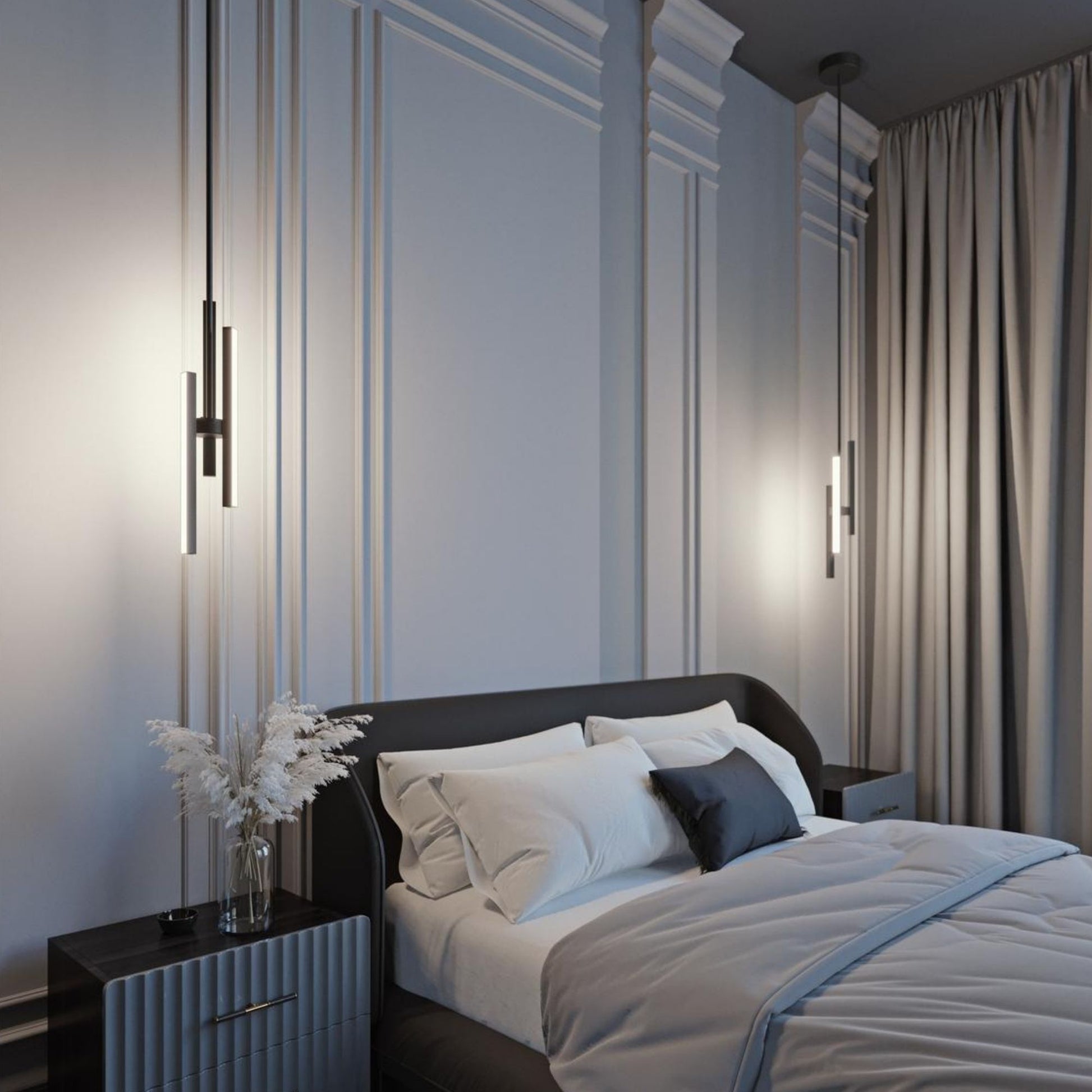Indra 4" LED Mini Pendant, Satin Brass Finish - Bees Lighting