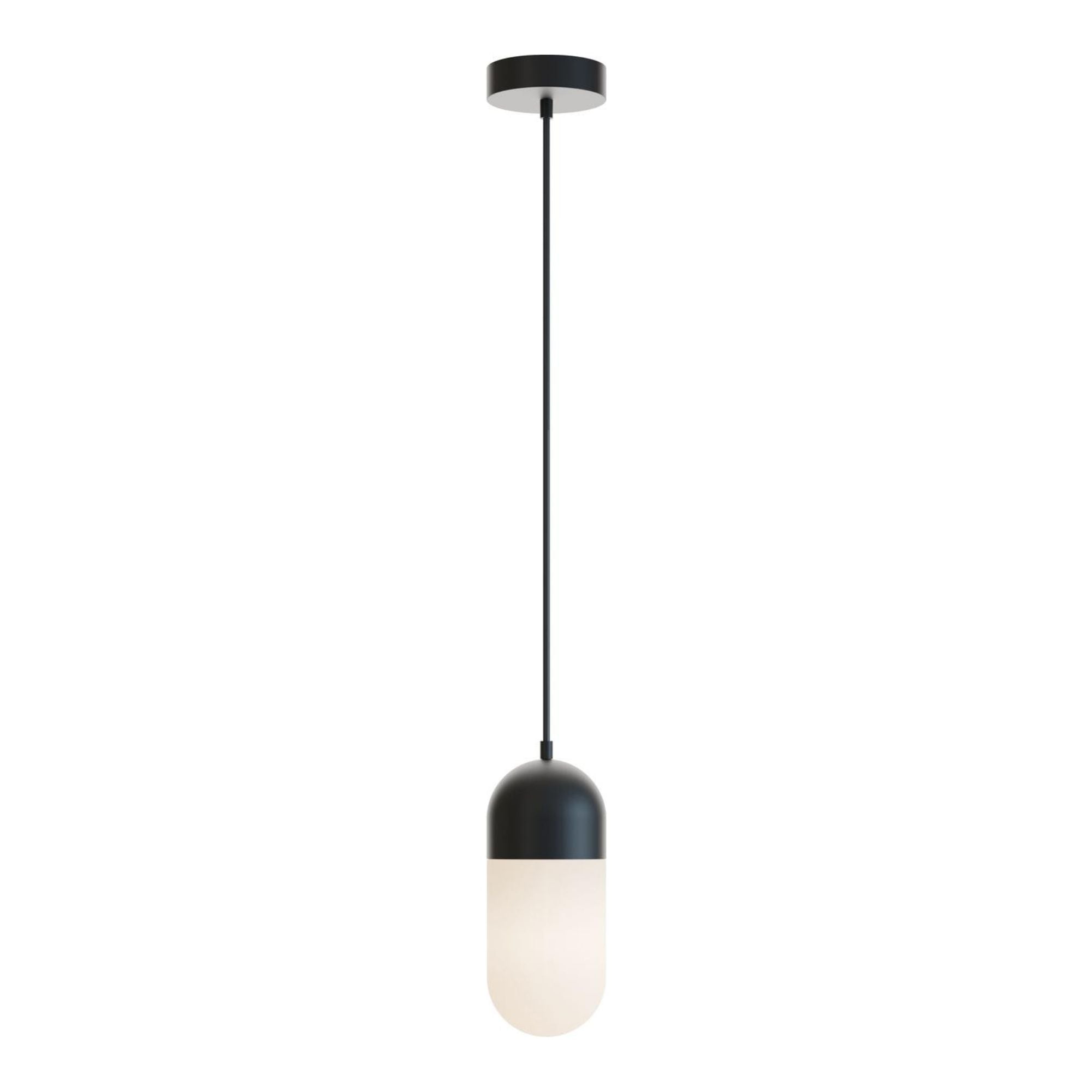Irvine 5'' LED Pendant Light, Black Finish - Bees Lighting