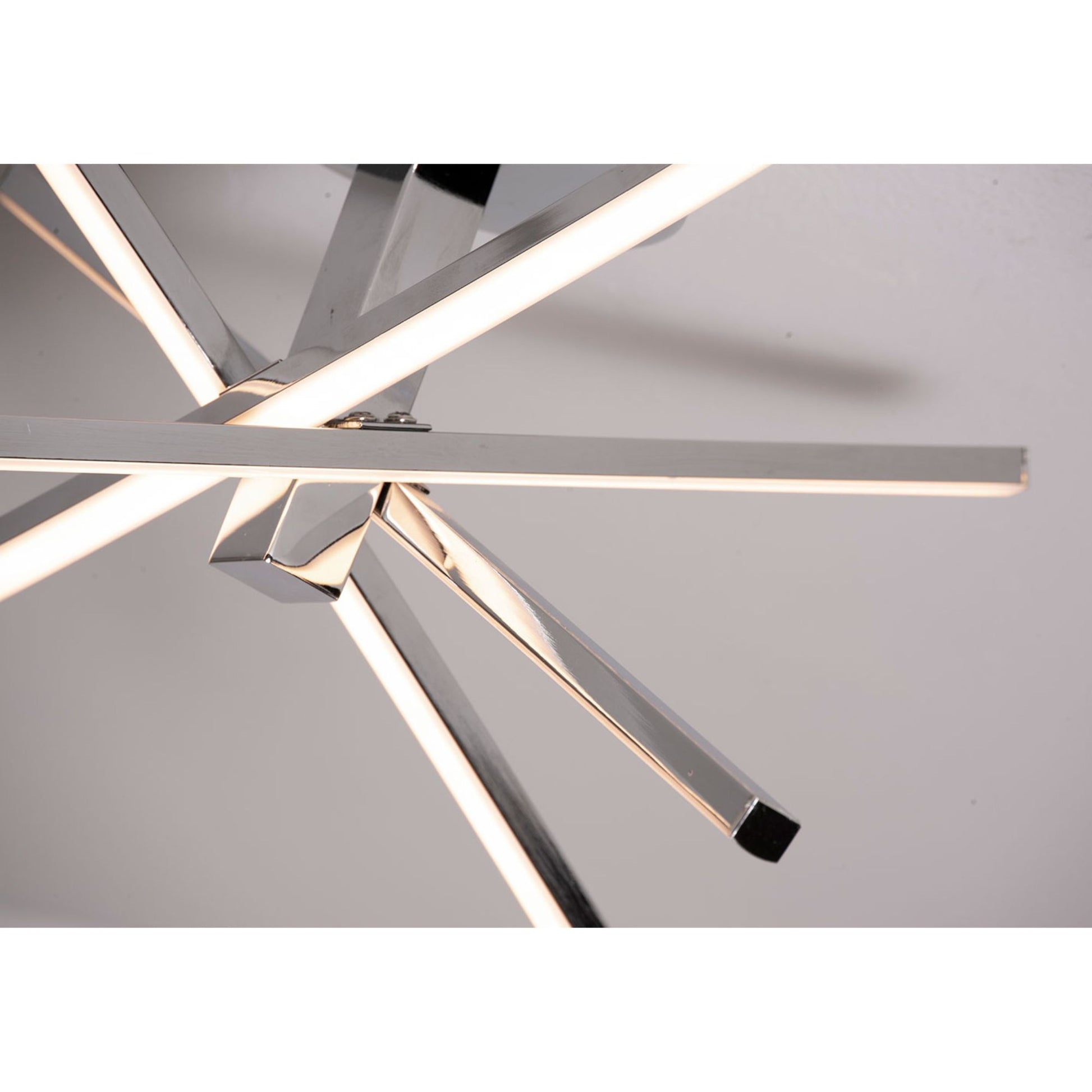 Jaxx 15" LED Semi-Flush Mount, Polished Chrome Finish - Bees Lighting