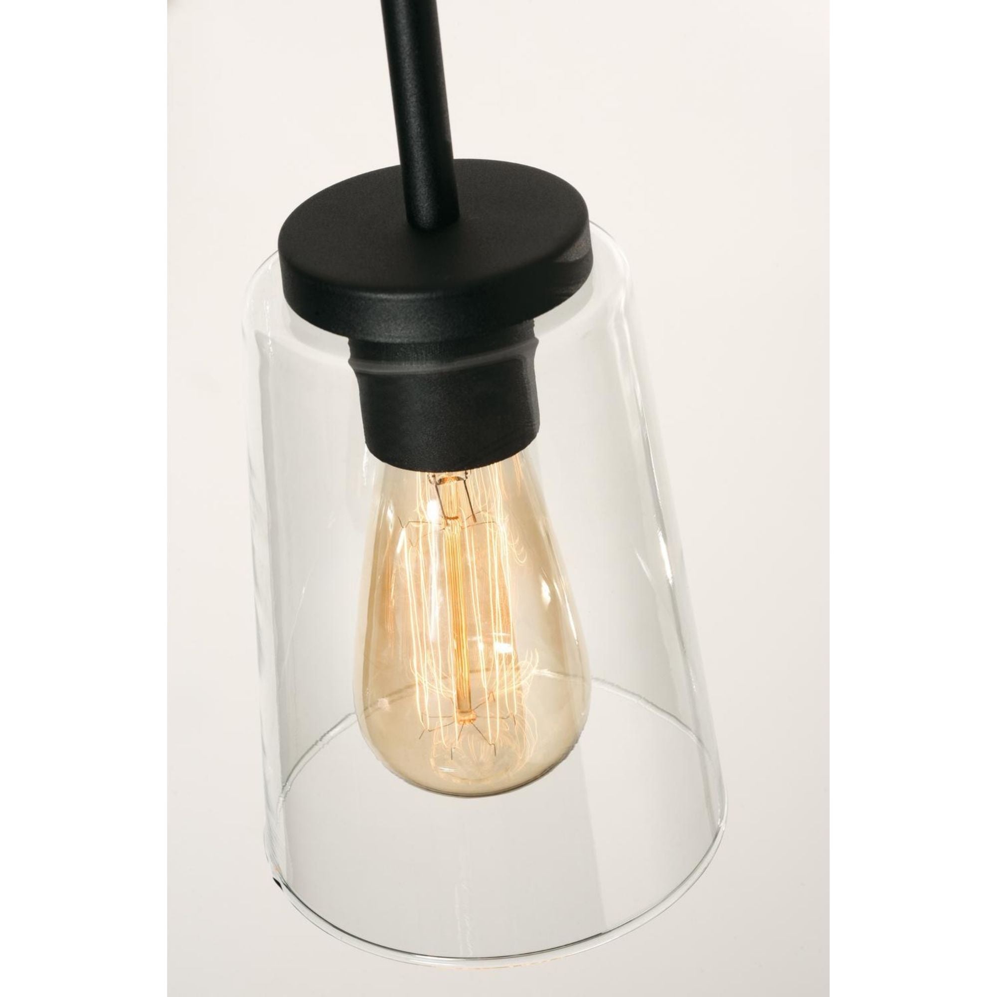 Joanna 5 in. Pendant Light Textured Black Finish - Bees Lighting