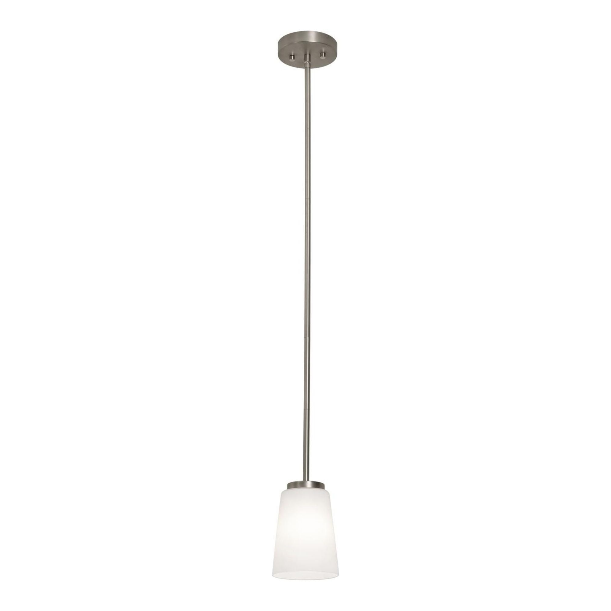 Joanna 5 in. Pendant Light Satin Nickel Finish - Bees Lighting
