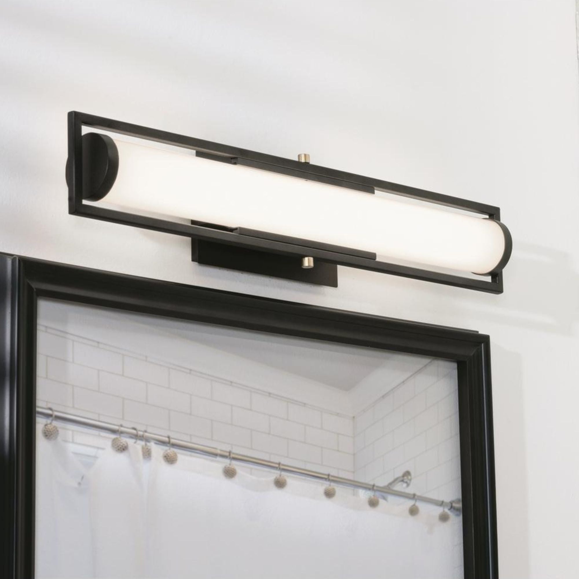 Jordan 24'' LED Bath Bar, Black Finish - Bees Lighting