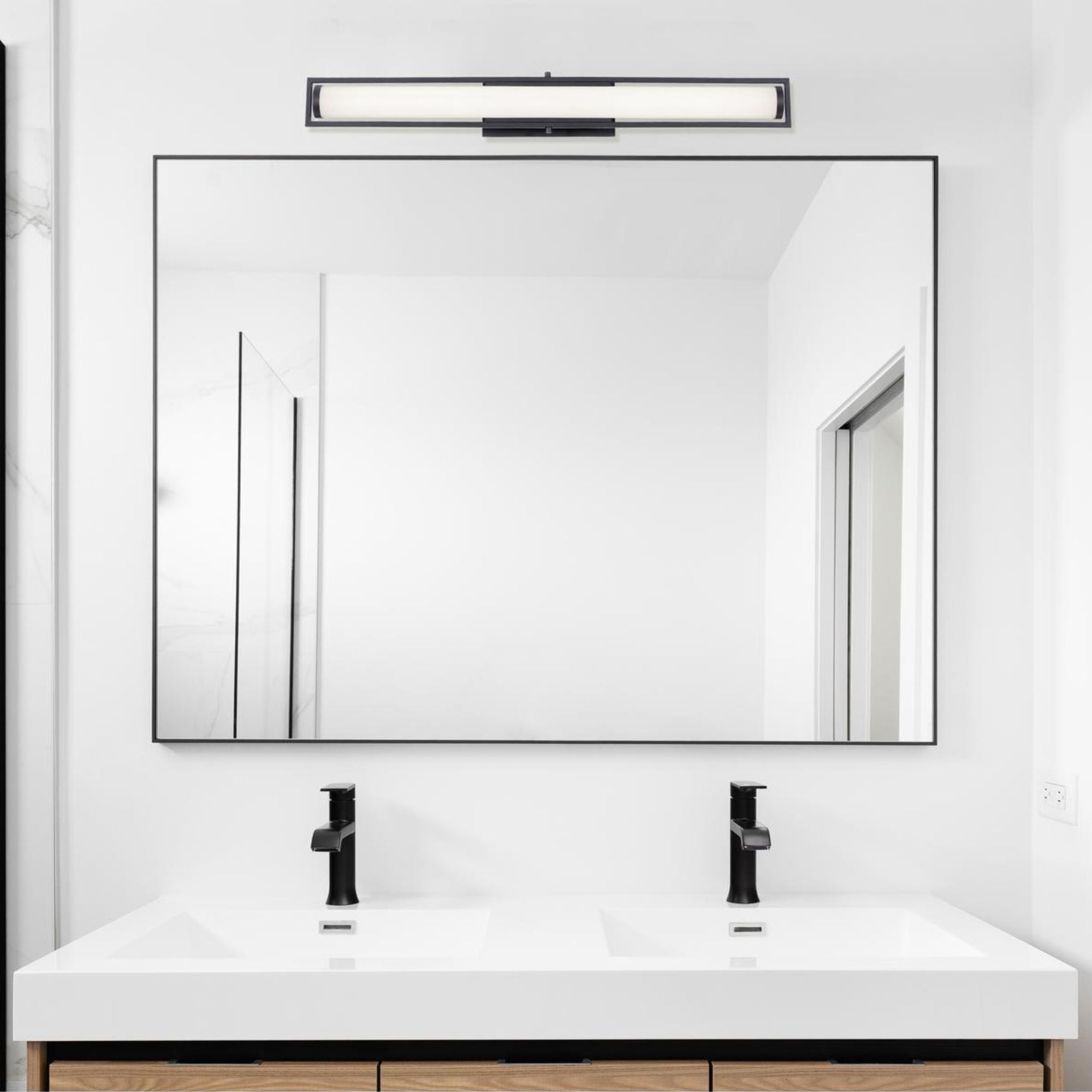 Jordan 36'' LED Bath Bar, Black Finish - Bees Lighting