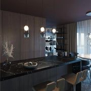 Kiran 36" LED Linear Pendant, Black Finish - Bees Lighting