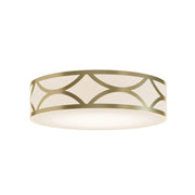 Lake 20" LED Flush Mount, Gold Finish