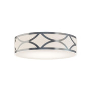 Lake 20" LED Flush Mount, Painted Nickel Finish