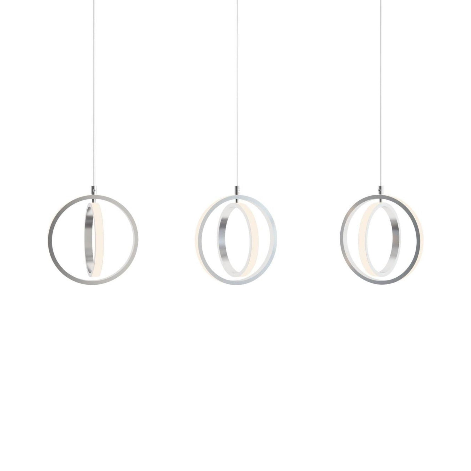 Lock 3 Lights 36" Linear LED Pendant Light - Bees Lighting