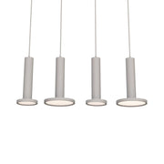 Luna 36" LED Linear Pendant, White Finish - Bees Lighting
