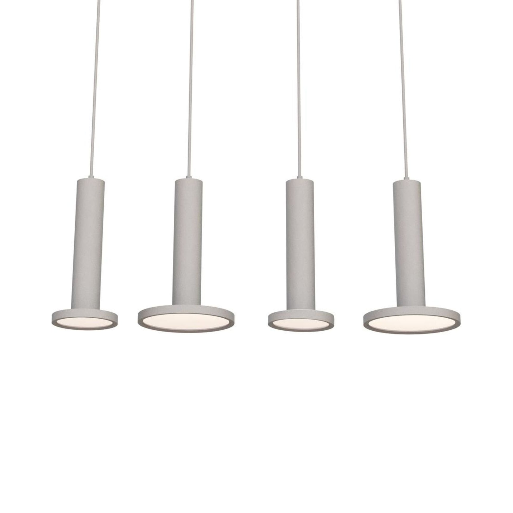 Luna 36" LED Linear Pendant, White Finish - Bees Lighting