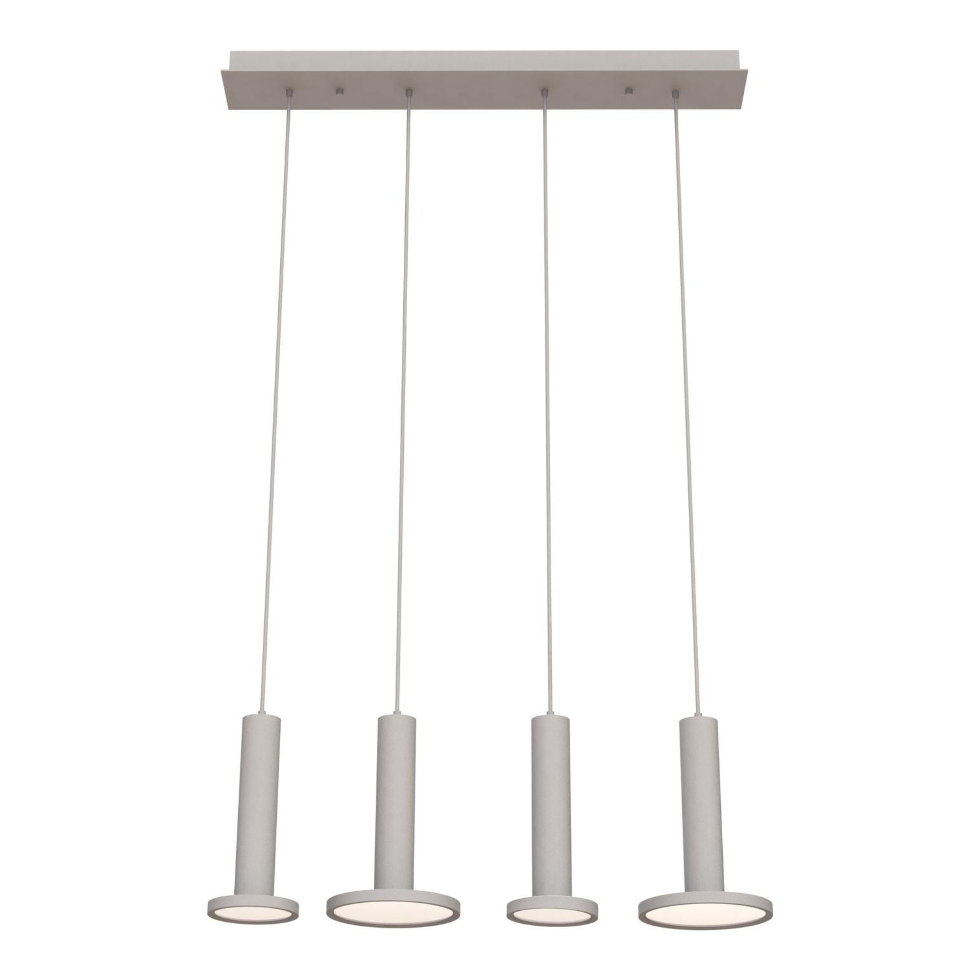 Luna 36" LED Linear Pendant, White Finish - Bees Lighting