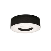 Montclair 12" LED Flush Mount, Black Finish