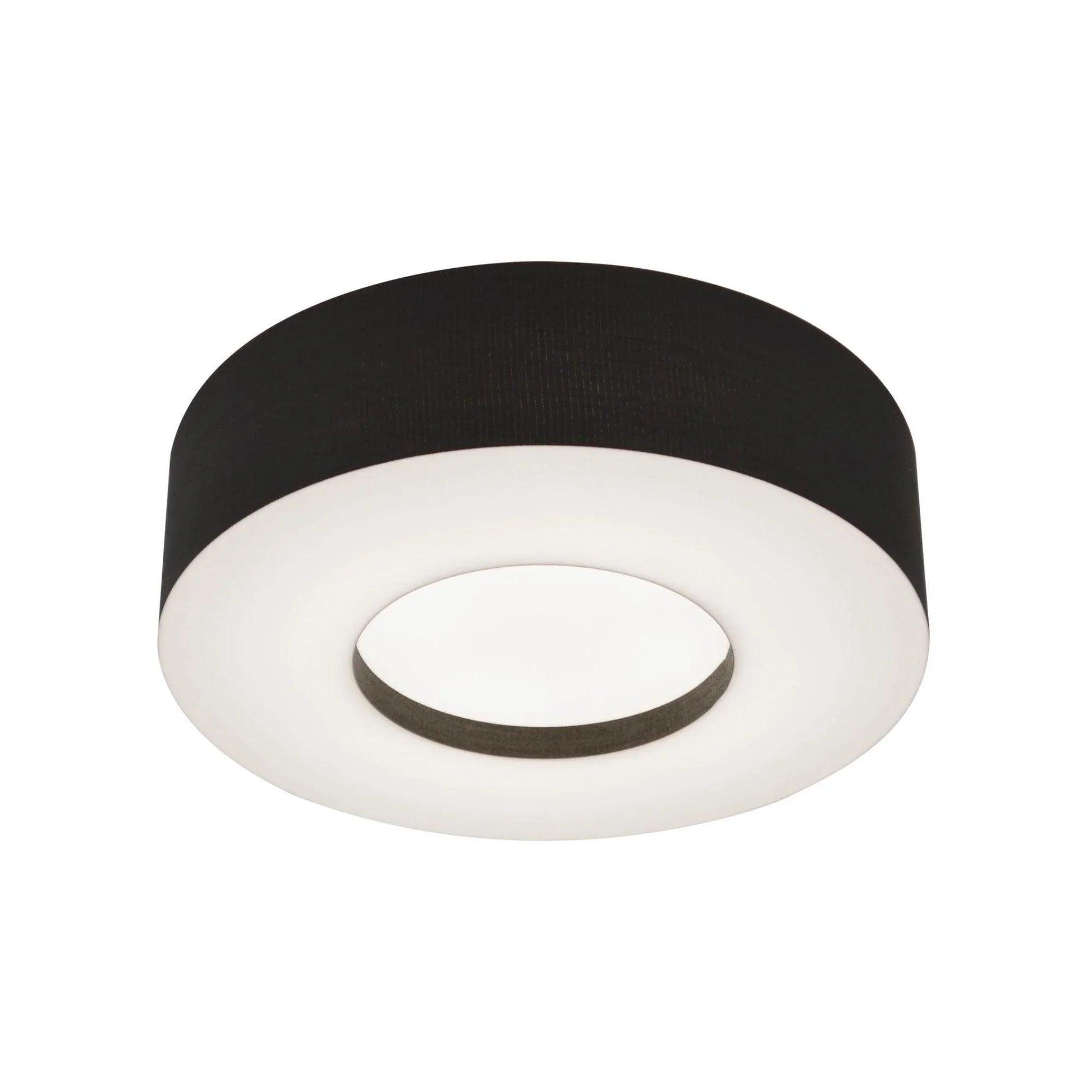 AFX Lighting - Montclair 19" LED Flush Mount, Black Finish, Battery Backup | Bees Lighting