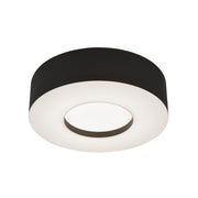 Montclair 19" LED Flush Mount, Black Finish
