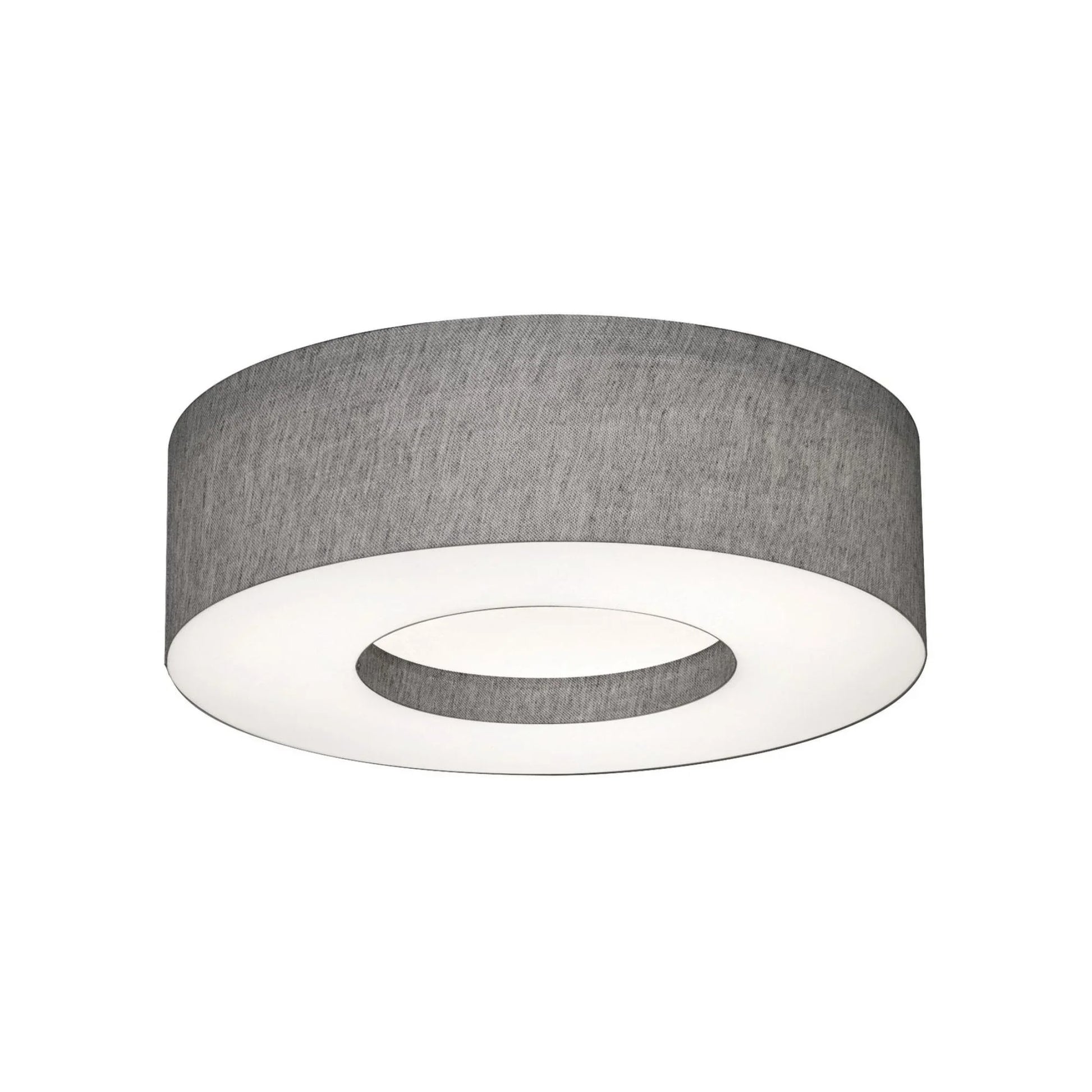 AFX Lighting - Montclair 19" LED Flush Mount, Grey Finish, Battery Backup | Bees Lighting