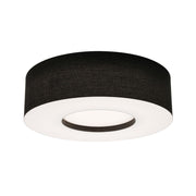 Montclair 24" LED Flush Mount, Black Finish