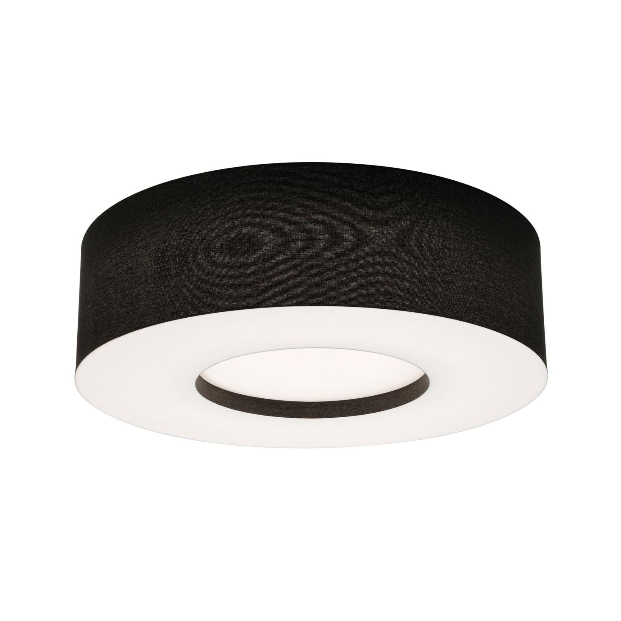 Montclair 24" LED Flush Mount, Black Finish