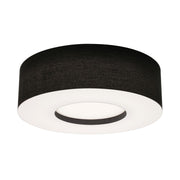 Montclair 30" LED Flush Mount, Black Finish