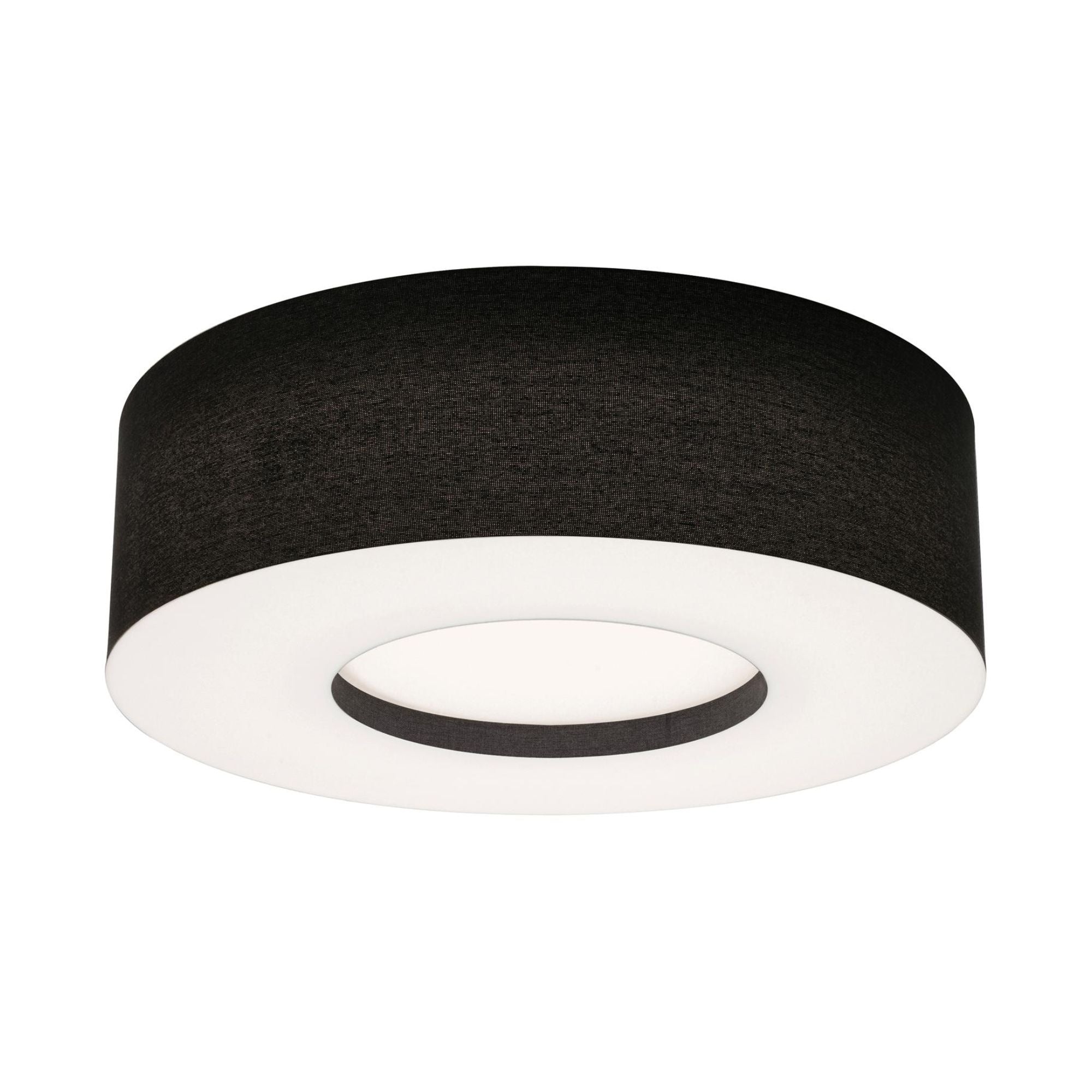 Montclair 30" LED Flush Mount, Black Finish