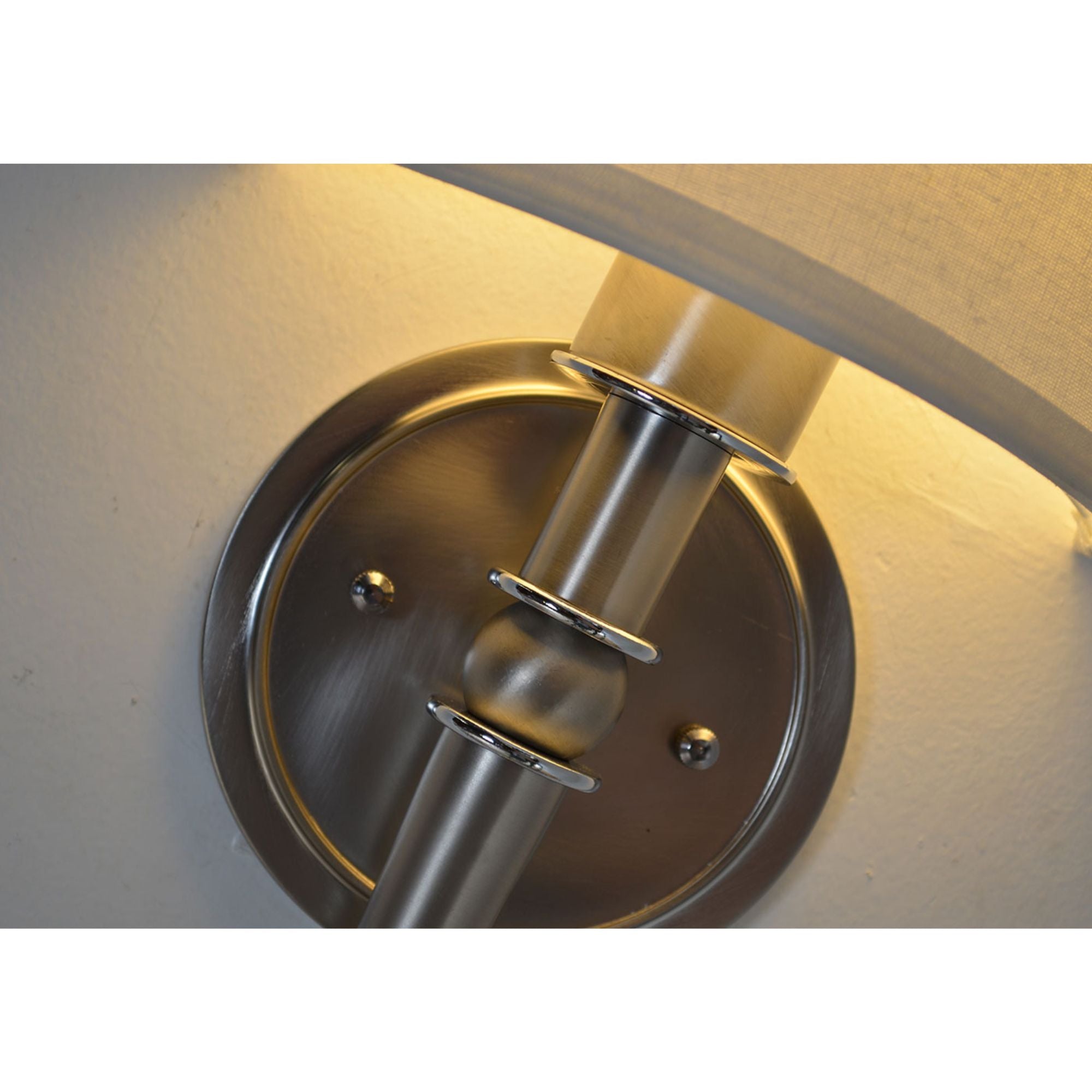 Montrose 8 in. LED Armed Sconce Oil Rubbed Bronze Finish Cream Shade - Bees Lighting