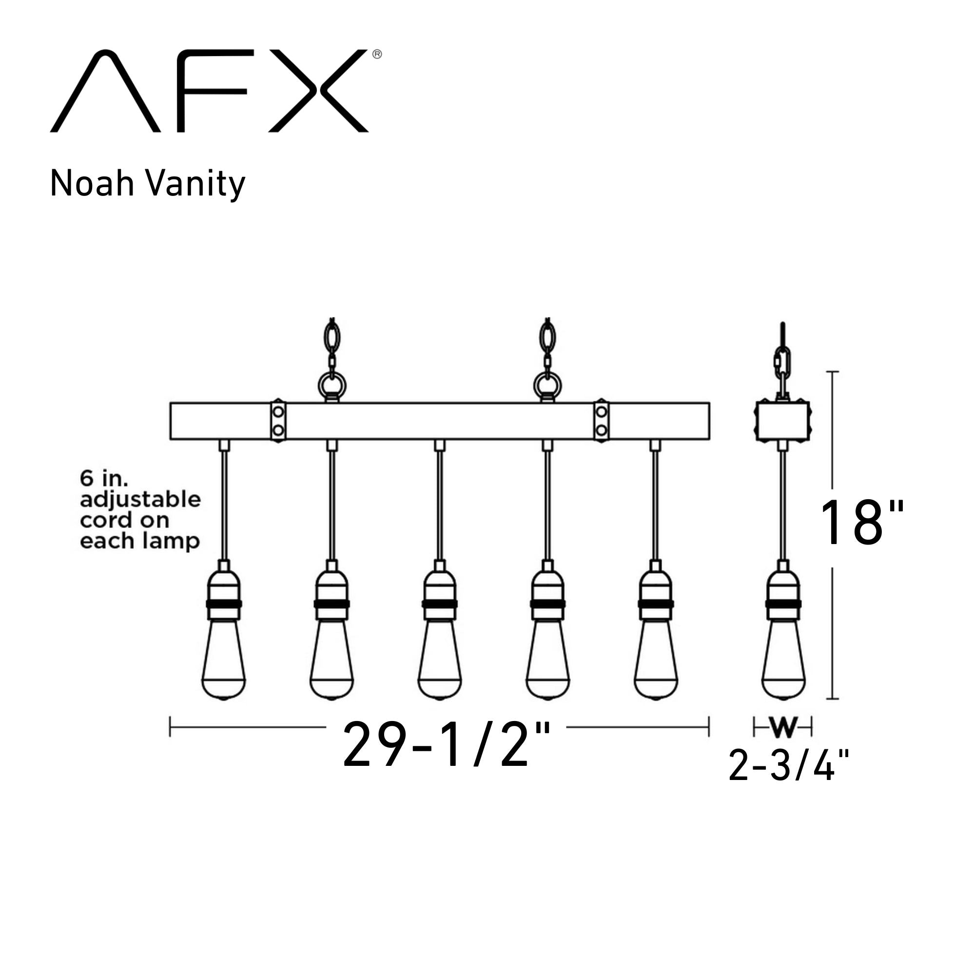 Noah 30 in. 5 Lights Pendant Light Gray Finish - Bees Lighting