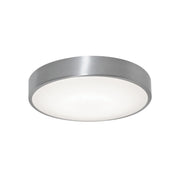 Octavia 14" LED Flush Mount, Brushed Aluminum Finish