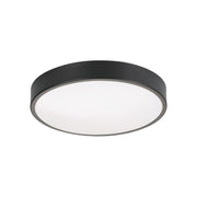 Octavia 14" LED Flush Mount, Black Finish