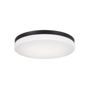 Oscar 14" LED Flush Mount, Black Finish