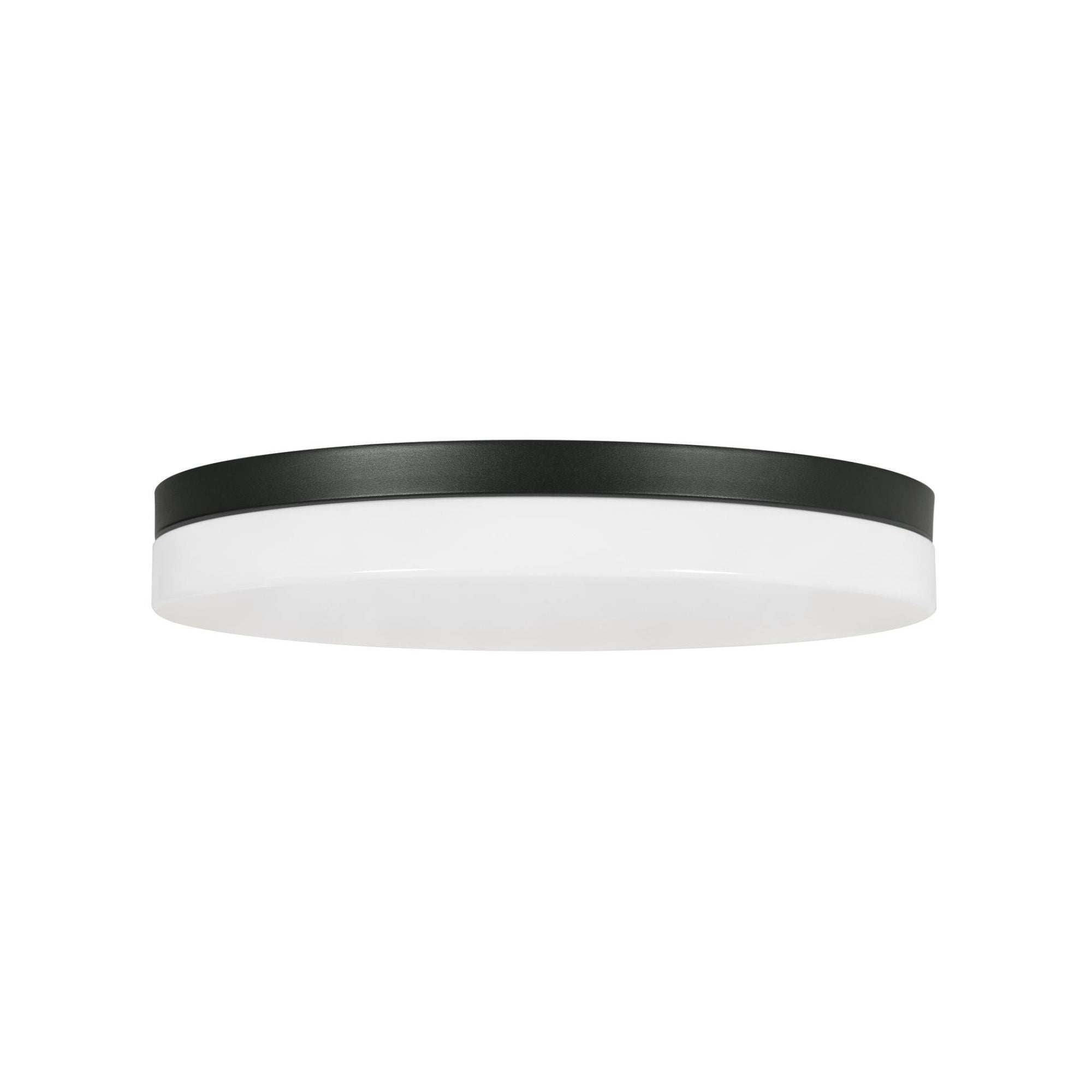 Oscar 14" LED Flush Mount, Black Finish