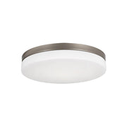 Oscar 14" LED Flush Mount, Satin Nickel Finish