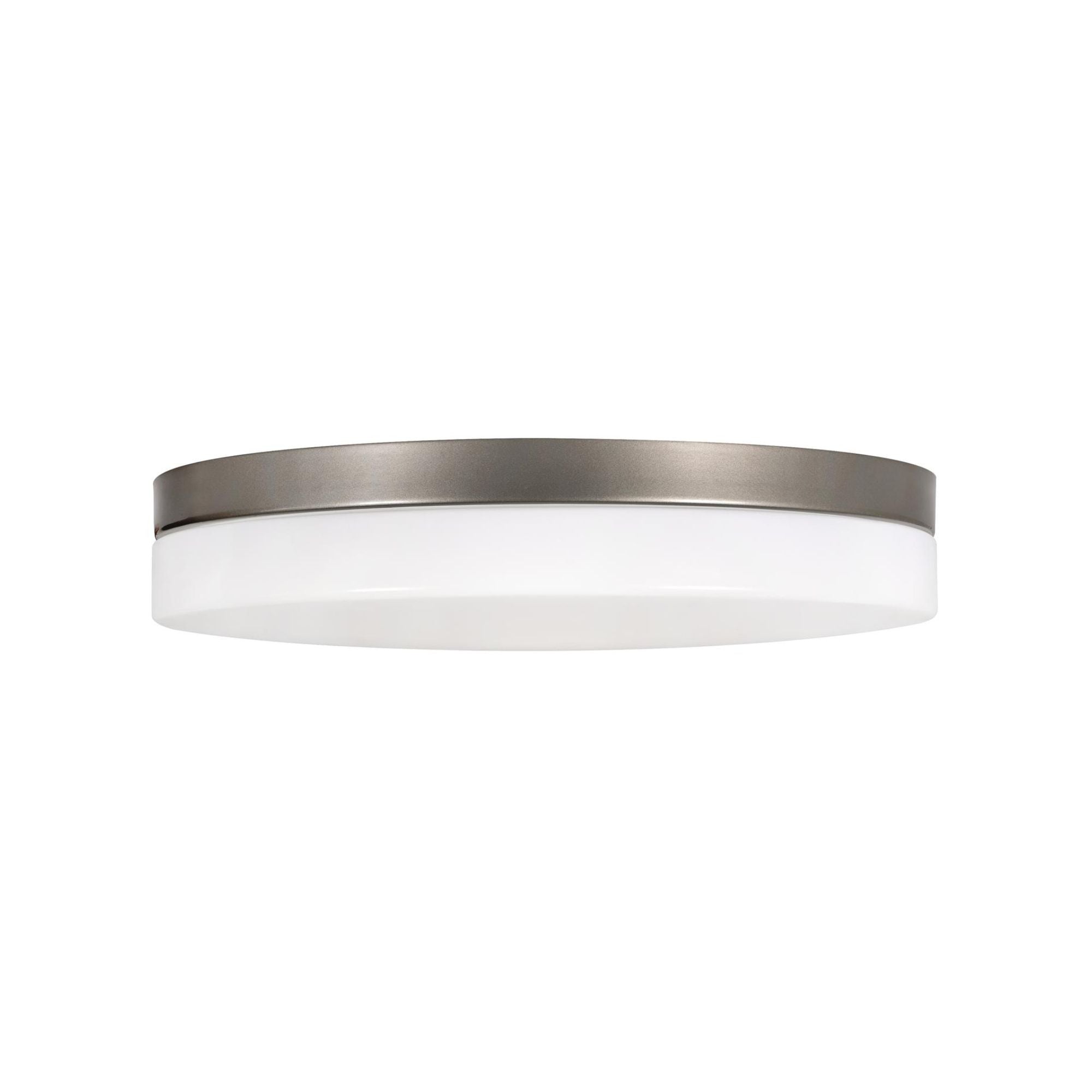 Oscar 14" LED Flush Mount, Satin Nickel Finish
