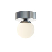 Pearl 4" LED Flush Mount, Satin Nickel Finish