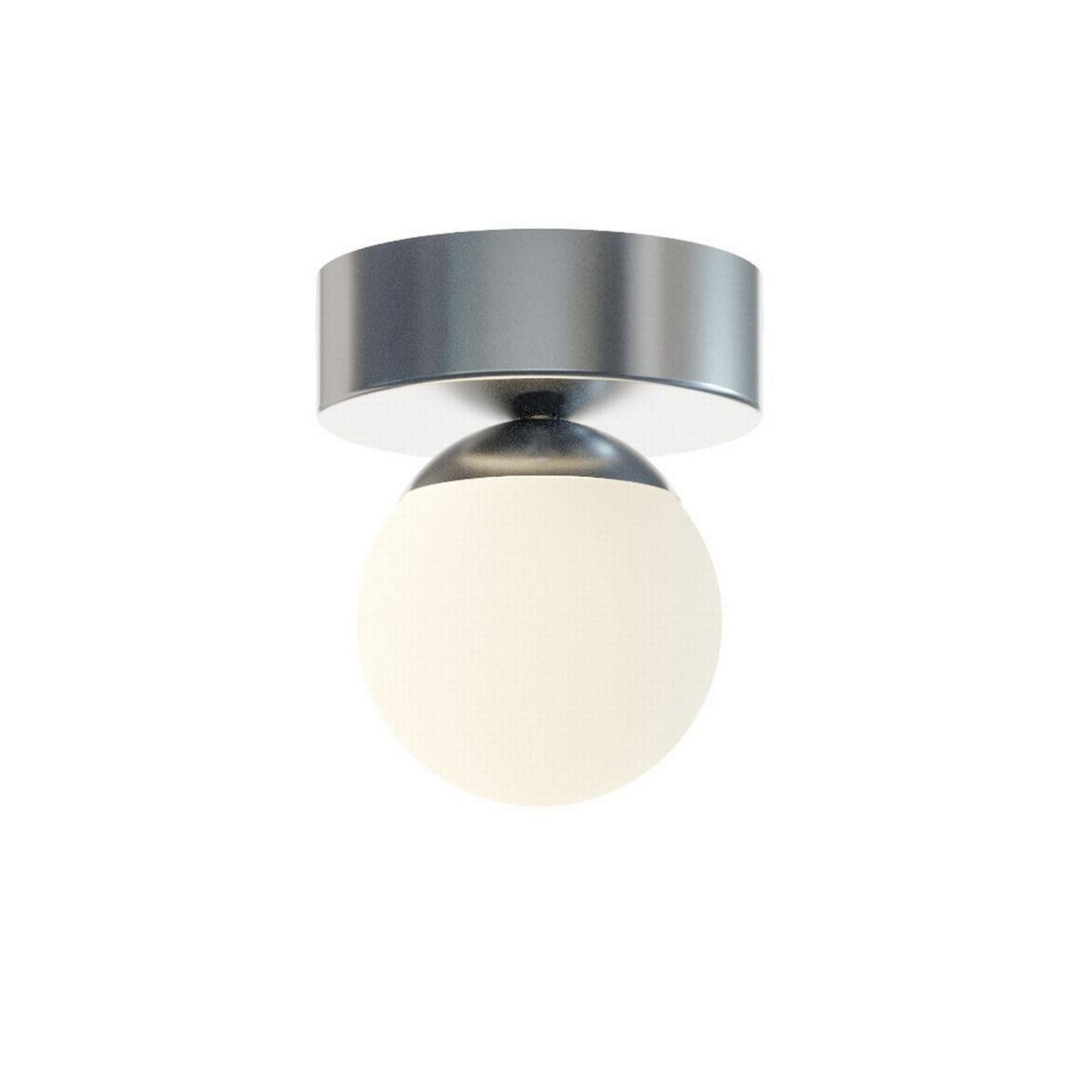 Pearl 4" LED Flush Mount, Satin Nickel Finish