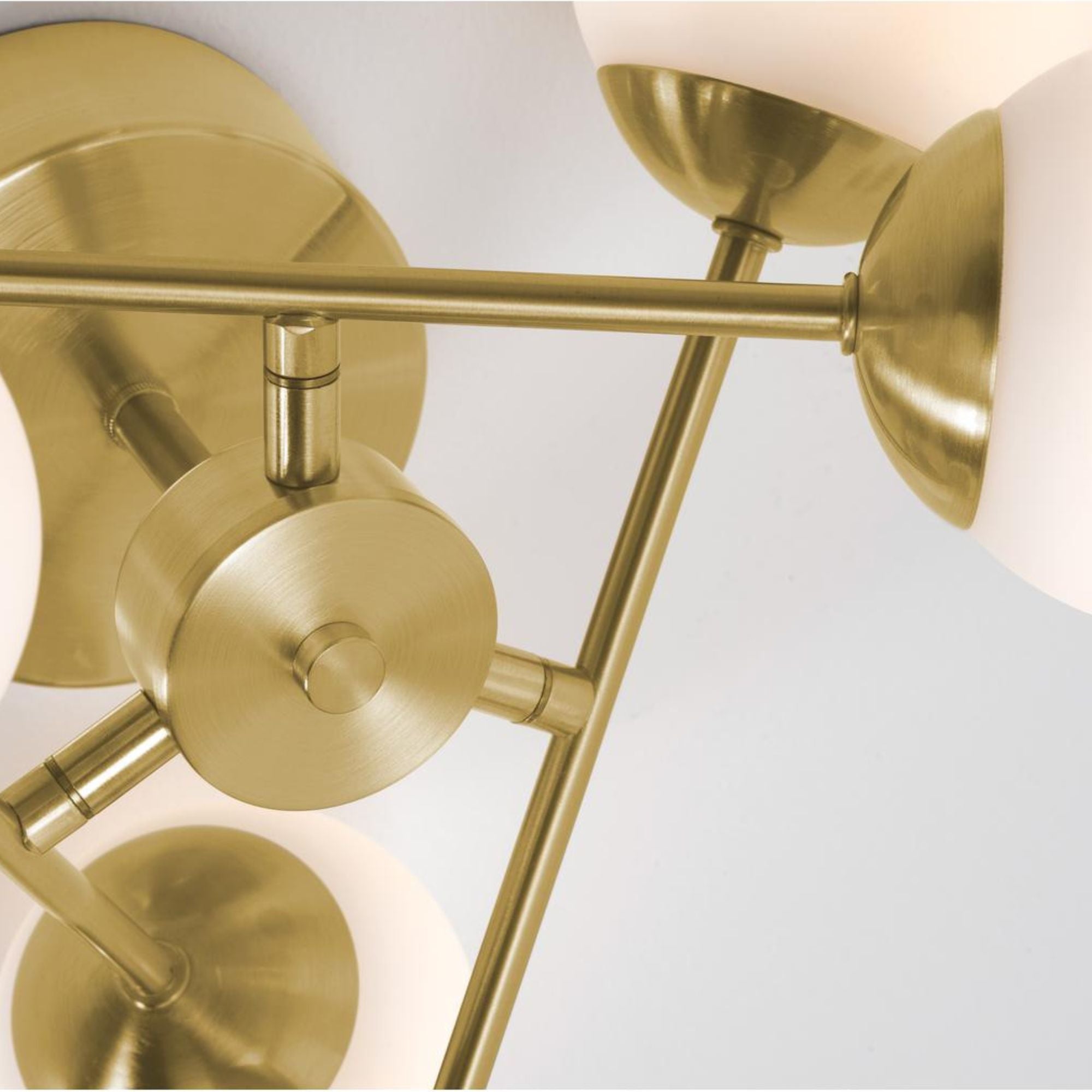 Pearl 16" LED Ceiling Mount, Satin Brass Finish