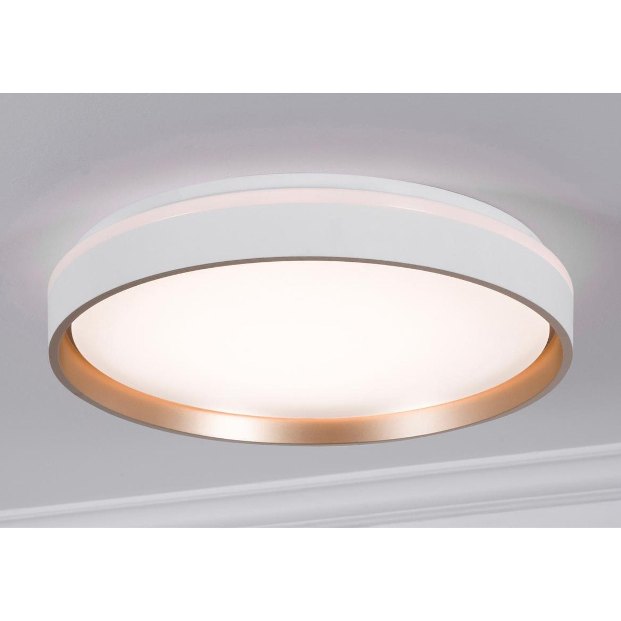 Rana 16'' LED Flush Mount Light, White Finish - Bees Lighting