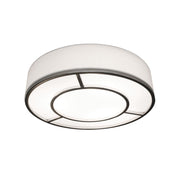 Reeves 20" LED Flush Mount, Satin Nickel Finish