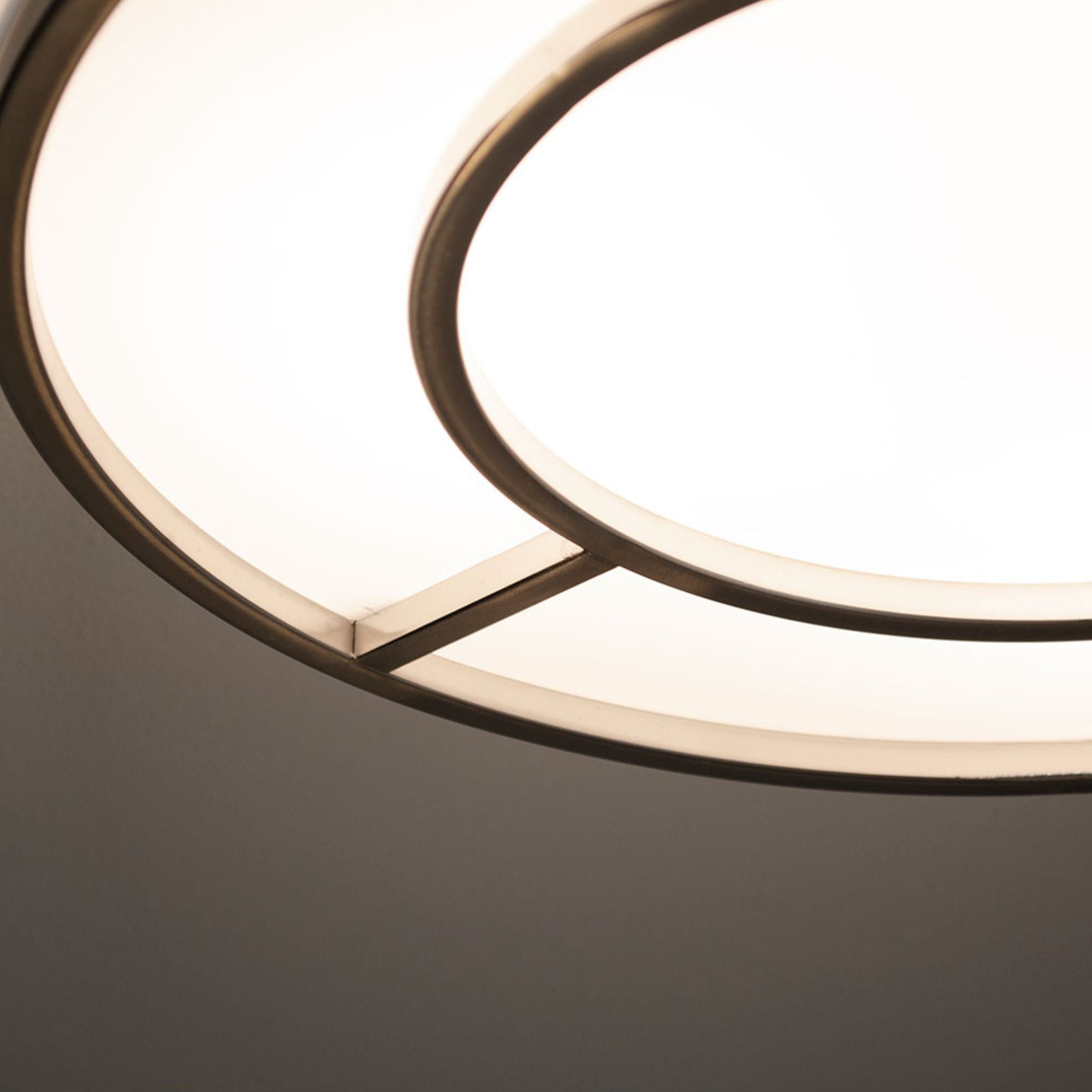 Reeves 20" LED Flush Mount, Satin Nickel Finish