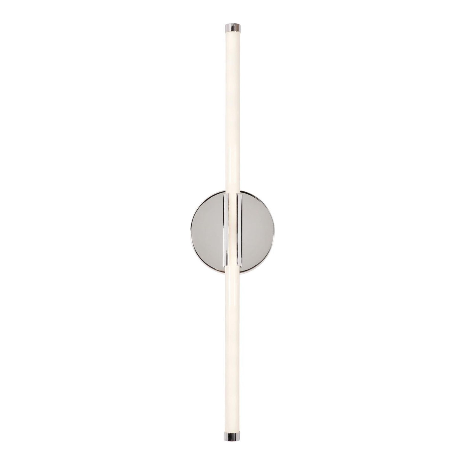 Rusnak 24" LED Wall Sconce, Polished Chrome Finish - Bees Lighting