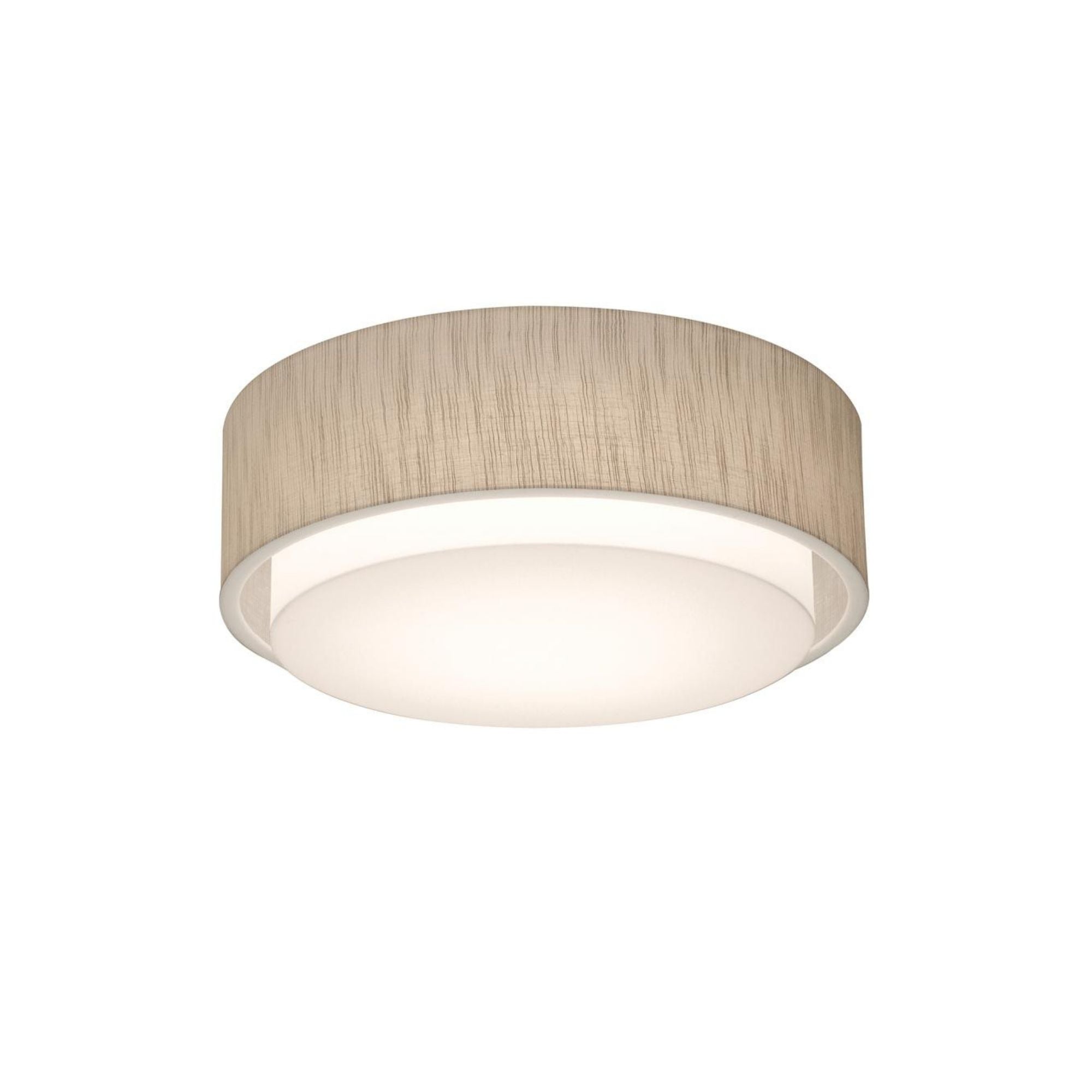 Sanibel 16" 2-Light Flush Mount, Jute Finish