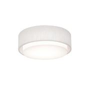Sanibel 16" 2-Light Flush Mount, Linen White Finish
