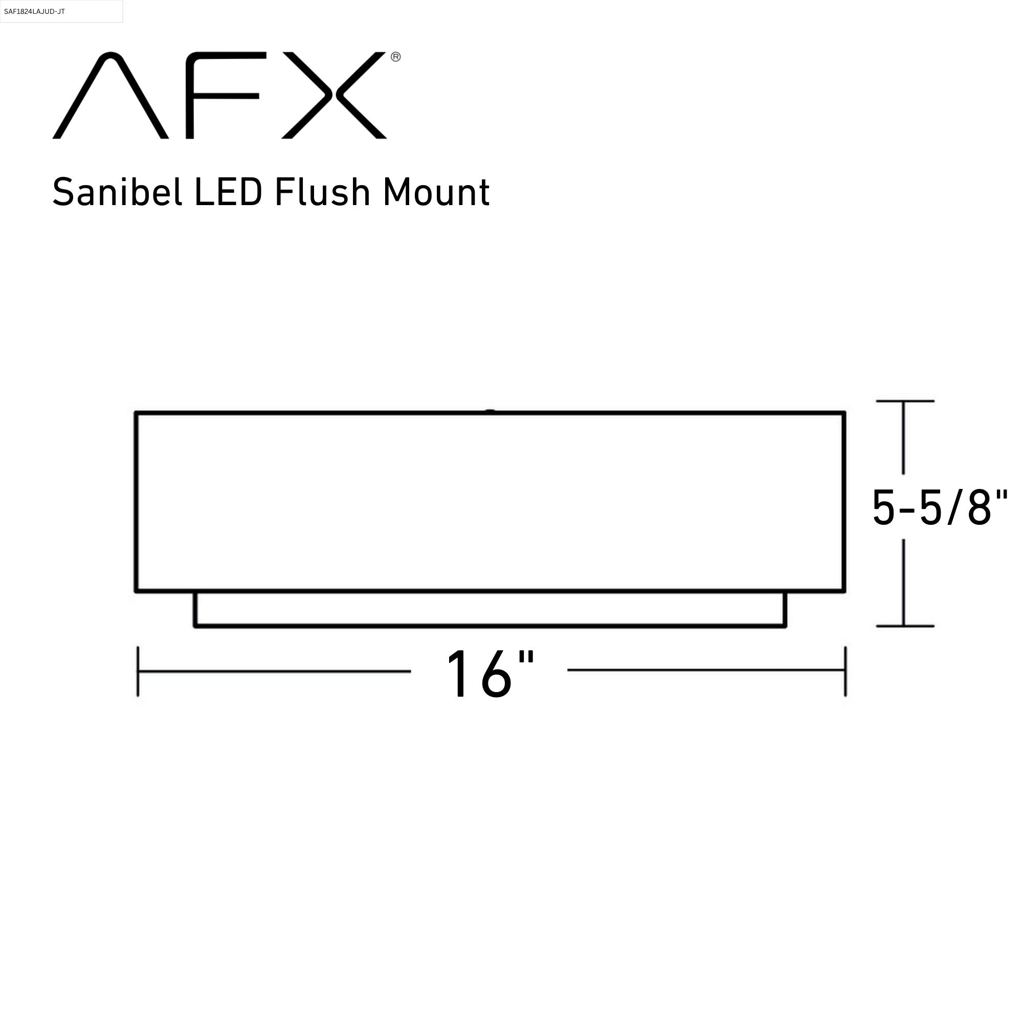 Sanibel 16" 2-Light Flush Mount, Linen White Finish