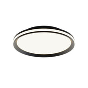 Sona 16" LED Flush Mount, Black Finish