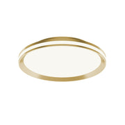 Sona 16" LED Flush Mount, Satin Brass Finish