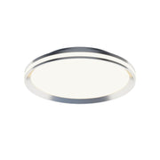 Sona 16" LED Flush Mount, Satin Nickel Finish