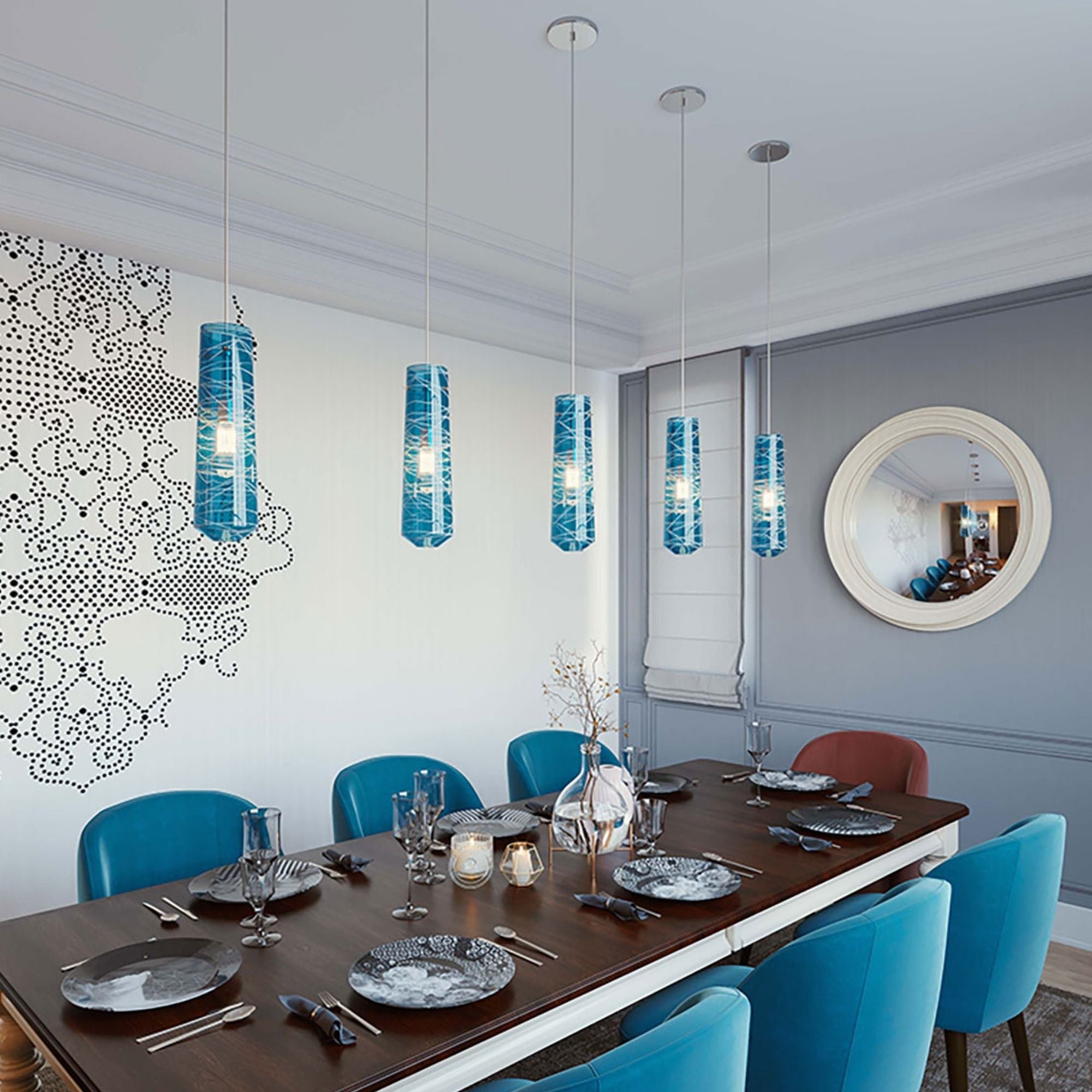 Spun 5 in. Pendant Light Satin Nickel Finish Smoke Shade - Bees Lighting