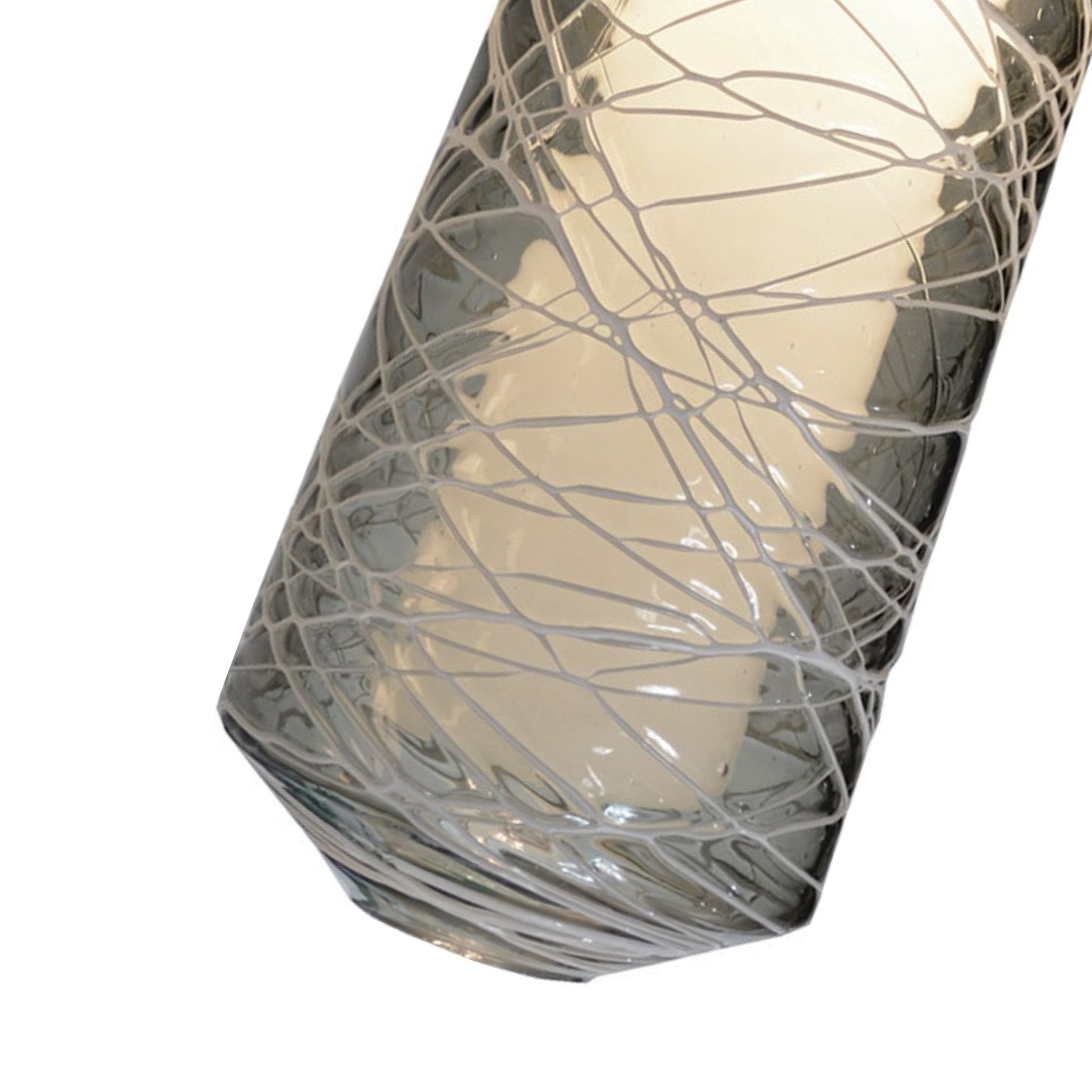 Spun 5" LED Mini Pendant, 4000K, Satin Nickel & Smoke Shade, 120-277V - Bees Lighting